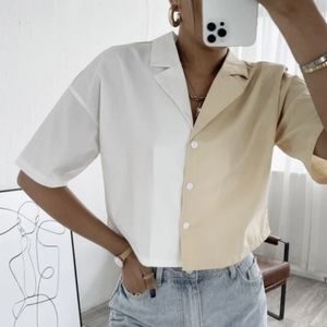 Spliced Blouse from SHEIN